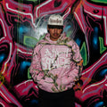 Anti Square Hoodie Pink
